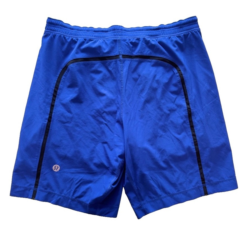 Lululemon Shorts Mens Small  Run Response Sapphire Blue‎ Gym Workout